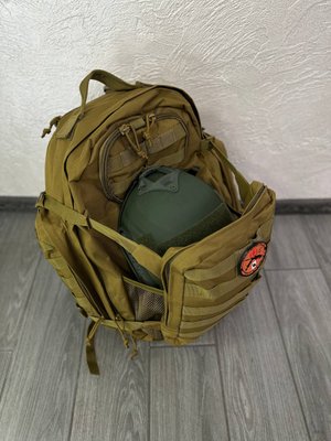 Рюкзак тактичний O.D. з відсіком для каски Койот 4mYgUzpIM_c фото