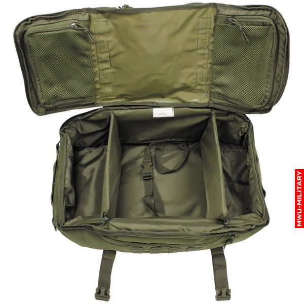 Сумка-рюкзак армійска MFH «Travel» 48L Олива 30655B фото