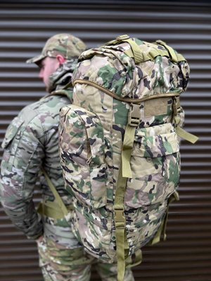 Рюкзак тактичний великий армійський 75 літрів мультикам bayr_R1_tvr7m фото