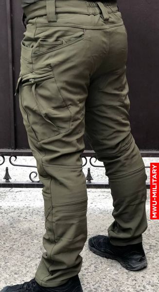 Штани SoftShell тактичні на флісі олива Ck883n0Ioko ol фото