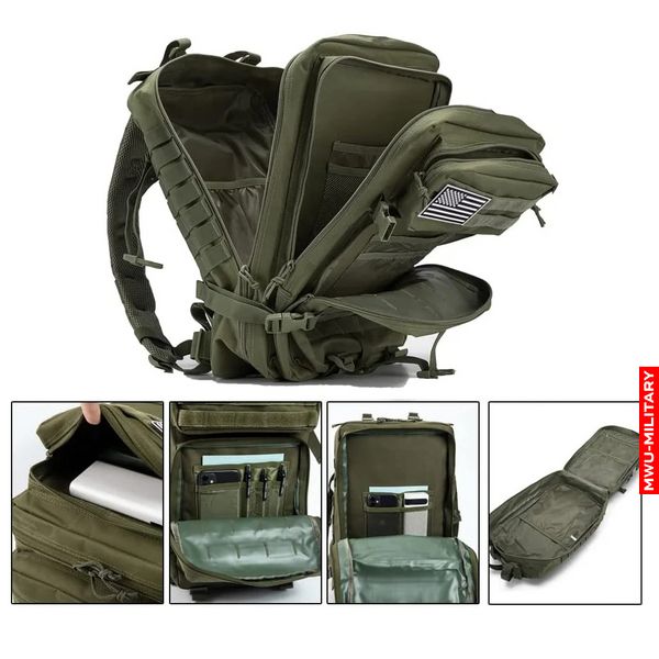 Рюкзак тактичний Тейлор MOLLE 45L Олива 78450001 фото