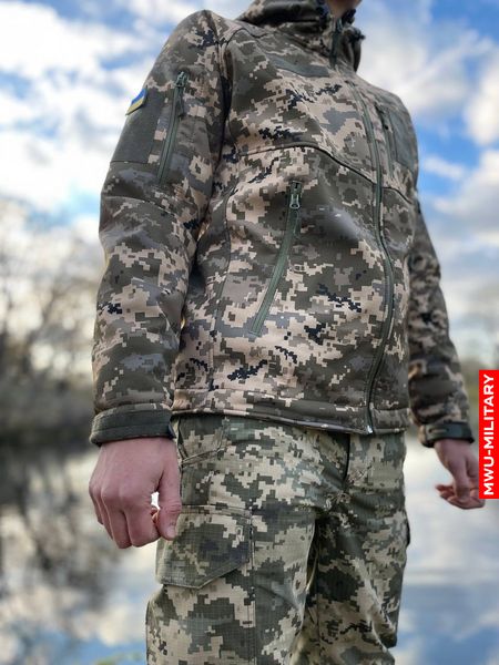 Куртка O.D. ARMY SoftShell Піксель ЗСУ OD-105C-91 фото