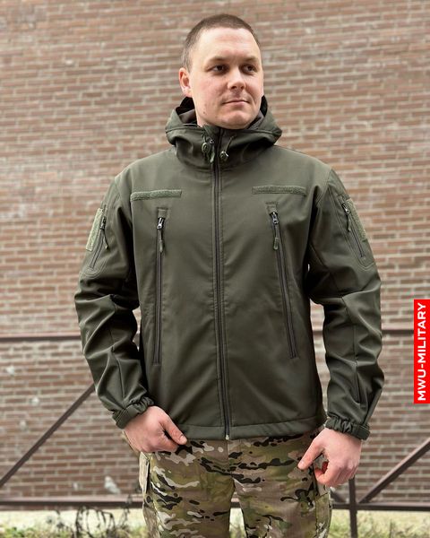 Куртка VS Tactical SoftShell Темна олива VS-105C-99 фото