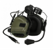 Тактичні навушники EARMOR M32H з кріпленнями під шолом Олива EA001677 фото 2